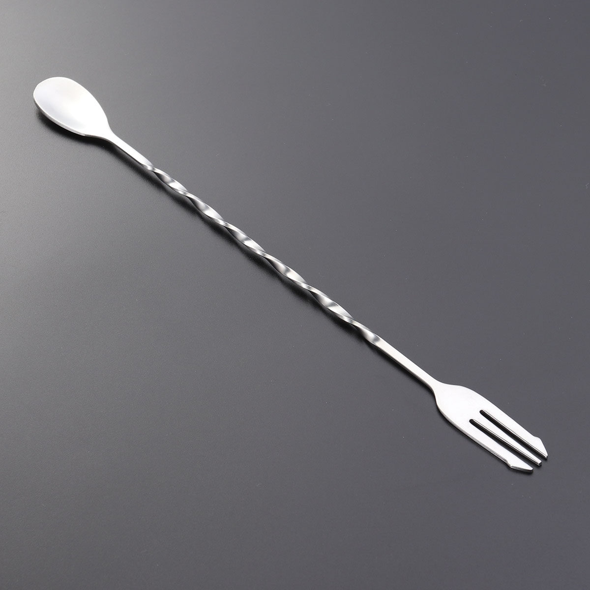 Bar Spoon Twisted - Витая ложка-вилка для смешивания, 304 нержавеющая