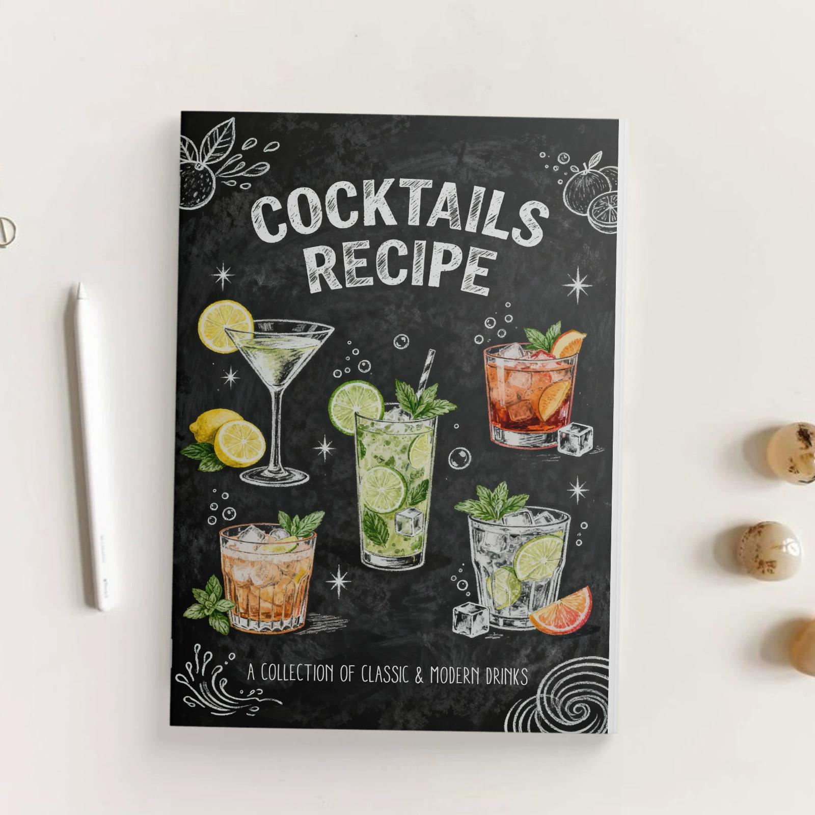 Cocktail Recipe Book - Книга рецептов классических и современных коктейлей,