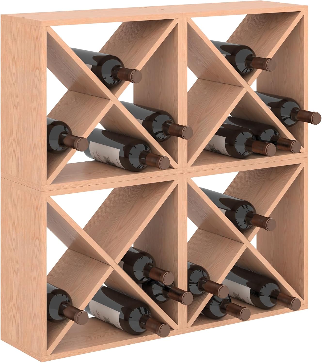 Home Bar Shelf - Винная полка на 96 бутылок, настольная,