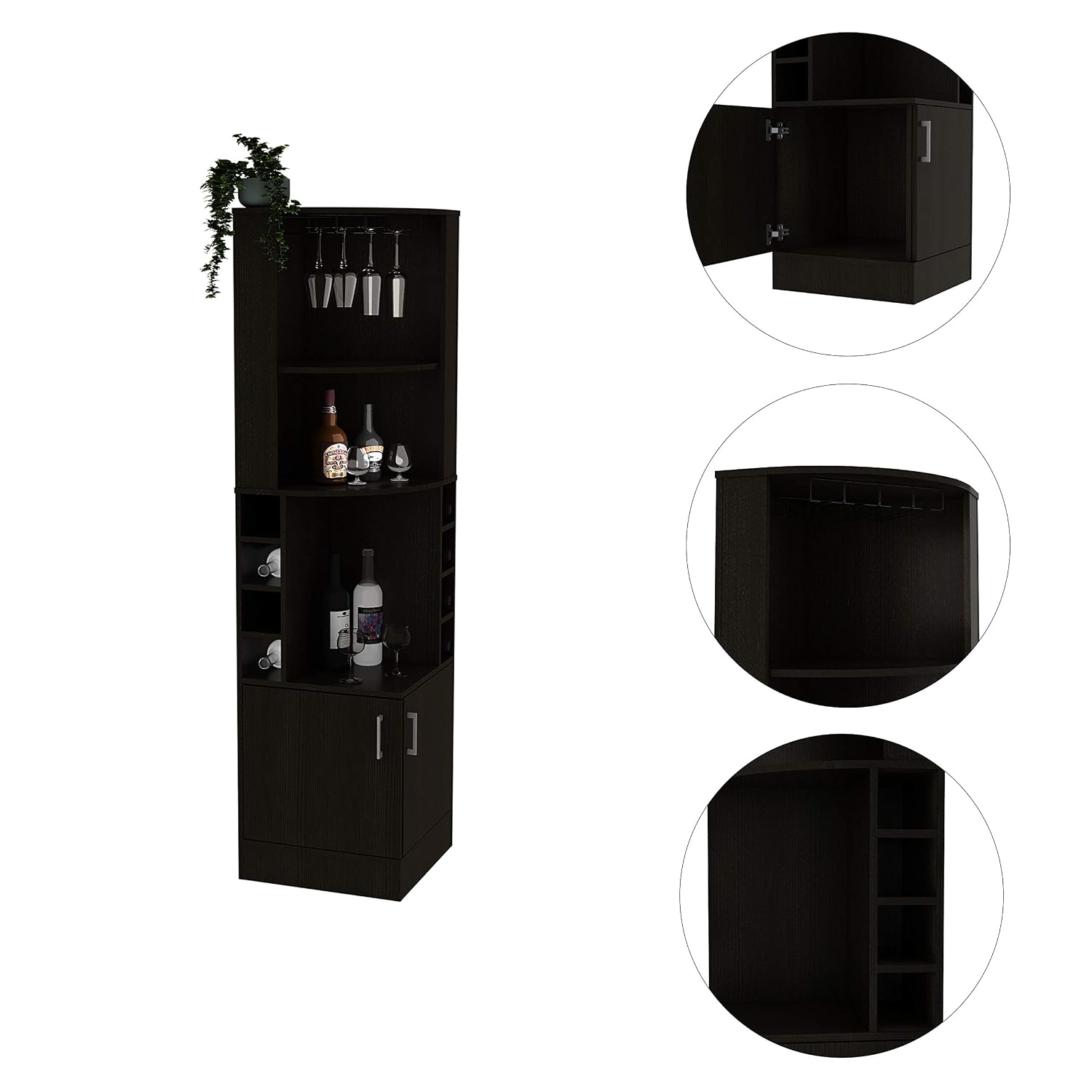 Угловой барный шкаф с 2 полкам – обзор и цена Home Bar Shelves