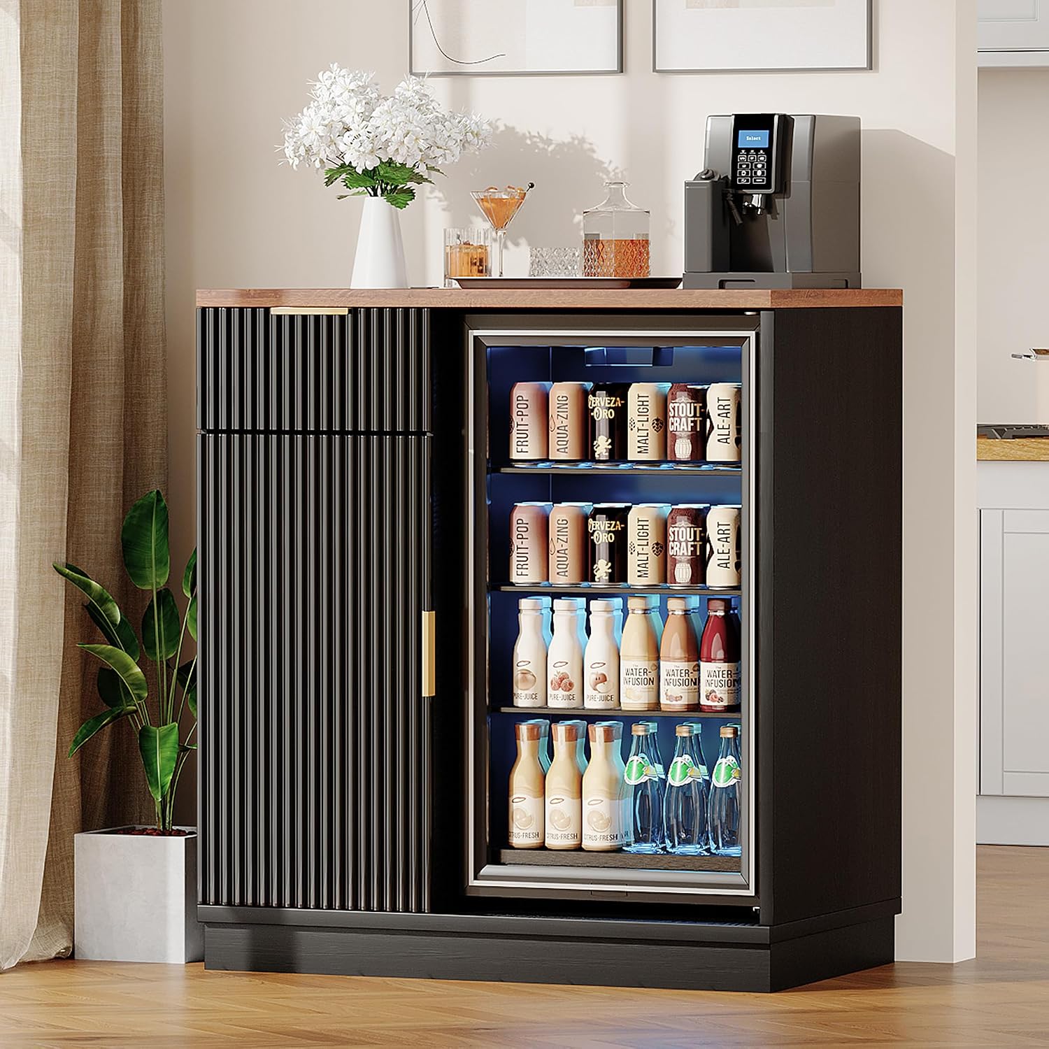 Кофейный шкаф с холодильной ка – обзор и цена Home Bar And Fridge