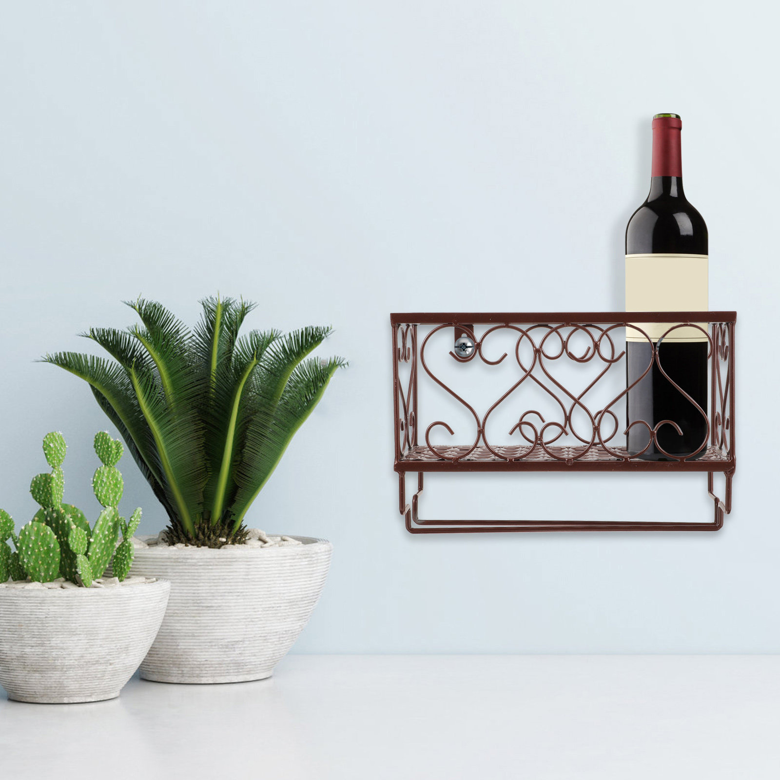 Компактная настенная винная по – обзор и цена Home Bar Shelf