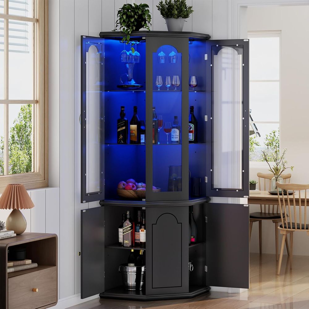 Барный шкаф с подсветкой и две – обзор и цена Home Bar Shelves